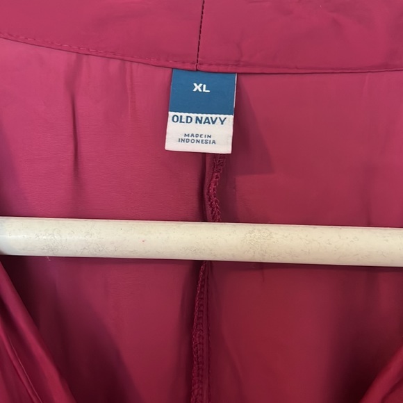 Old Navy Cross-Front Satin Long-Sleeve Blouse - Picture 6 of 7